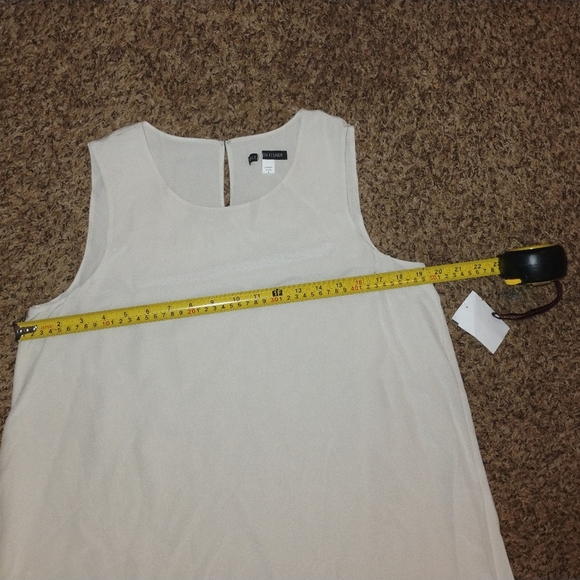 Eileen Fisher Layered‎ Asymmetrical 100%silk Dress, New, No Tags - Picture 6 of 9